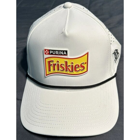 Branded Bills Other - Purina  Friskies Logo Adjustable Snapback Baseball Hat White Breathable Cap New